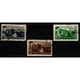 1948 - Sovjetunionen - AFA 1261-63 - Frimærke - Stemplet. 1948 - Sovjetunionen - AFA 1261-63 - Frimærke - Stemplet.